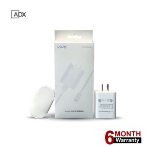 VIVO 44W Super VOOC 4 A Wall Charger for Mobile  (White)