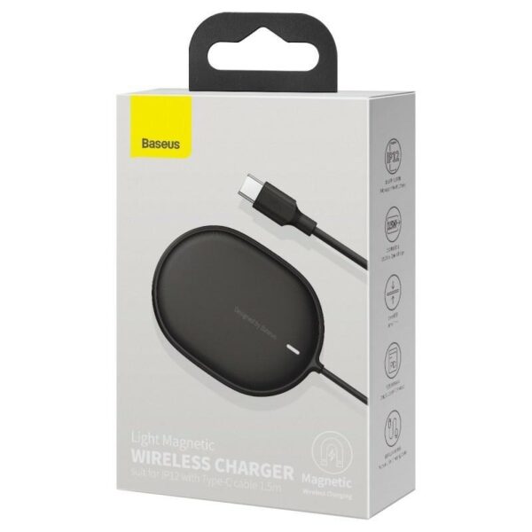 Baseus Light Magnetic Wireless Charger for iP 12 Series