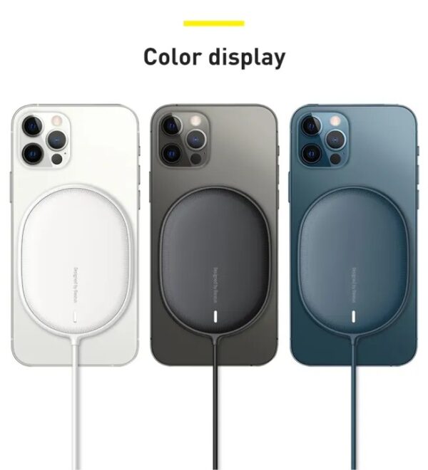 Baseus Light Magnetic Wireless Charger for iP 12 Series