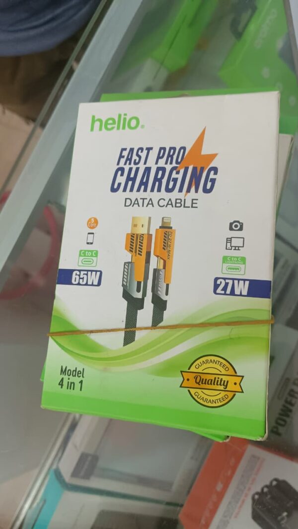 Helio Fast Pro Charging 4-In-1 Data Cable