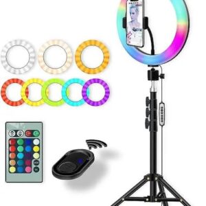 14" MJ36 RGB LED soft ring light