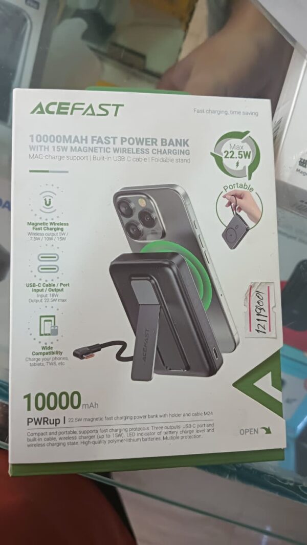 Magnetic Fast Wireless Charge Power Bank 15W 10000mAh